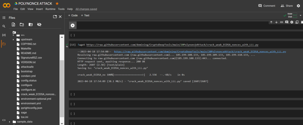 POLYNONCE ATTACK use BITCOIN signatures as a polynomial to an arbitrarily high power of 128 bits to obtain a private key